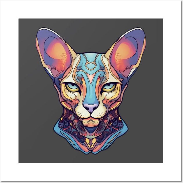 Sphynx cat Wall Art by RosaliArt